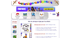 Desktop Screenshot of coloriage-en-ligne.eu