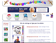 Tablet Screenshot of coloriage-en-ligne.eu
